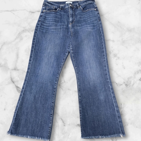 LOFT Blue Flare & Wide Leg Jeans - Picture 1 of 6